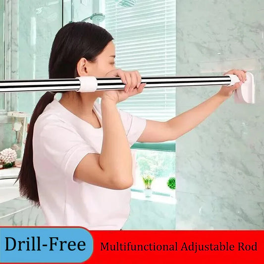 Drill Free Adjustble Rod | Max Length 9 Ft | 🔥 Flat 50% OFF SALE 🔥